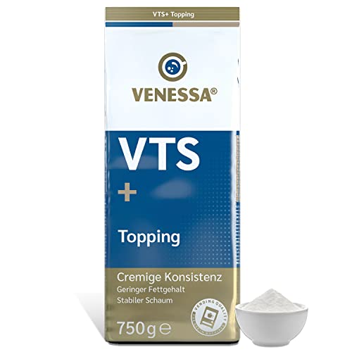 VENESSA Topping VT S+ 99,8% Magermilchanteil 2 x 750g Probierpack - Milchpulver für Kaffee-Vollautomaten und Vending von Venessa