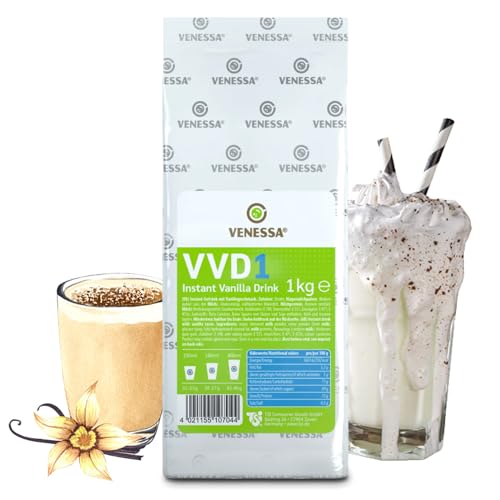 VENESSA Vanilla Drink VVD 1 Vorteilspack 5 x 1kg - Aromatisch Cremig Löslich, Vanillemilchpulver mit feiner Vanillenote für Ihre Kunden - Alle Vending geeignet von Venessa