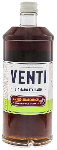 Venti I L Amaro Italiano I 700 ml Flasche I Alkoholfrei 0,4% Volume I Klassischer Bitter und Kräuterlikör aus Italien von Venti