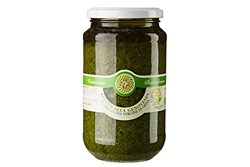 Pesto alla Genovese, Basilikum-Sauce, Venturino, 500g von Venturino