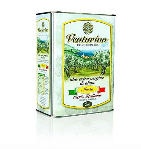 Venturino "Mosto", Olivenöl Extra Vergine, 100% Italiano Oliven, 2 l von Venturino