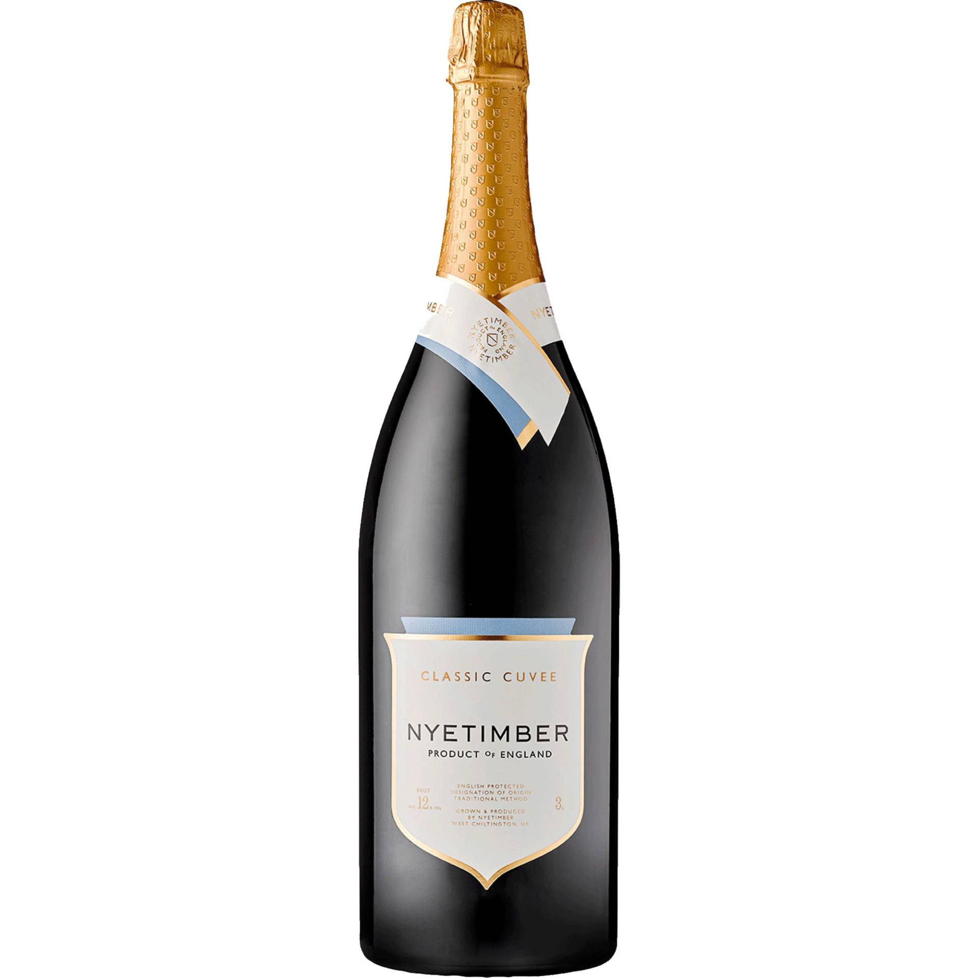 Nyetimber Classic Cuvée Brut, England PDO, Traditional Method, Doppelmagnum, England, Schaumwein von Véritable Négociant GmbH & Co.KG, Hauptstraße 7, 65347 Eltville am Rhein, Deutschland