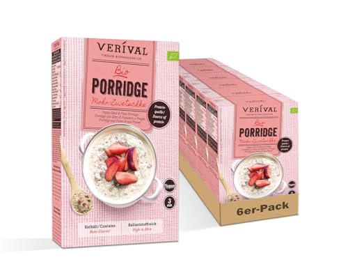 Verival Mohn-Zwetschke Porridge | 6x450g von Verival