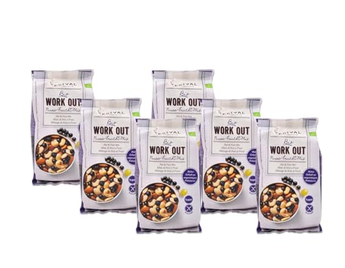 Verival Nuss-Frucht-Mix Work Out| 6x150g von Verival