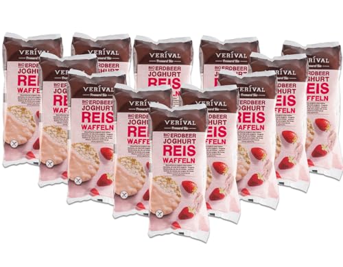 Verival Reiswaffeln Erdbeer-Joghurt | 12x100g von Verival