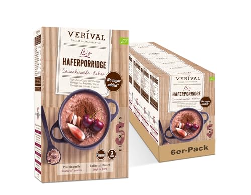 Verival Sauerkirsche-Kakao Haferporridge |6x350g von Verival