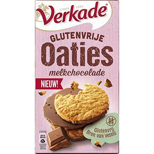 Verkade Glutenvrije Oaties Melkchocolade holländischer Kuchen 150G von Verkade