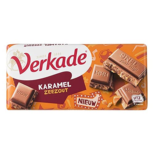 Verkade Krokante Karamel Zeezout Schokolade 111G von Verkade