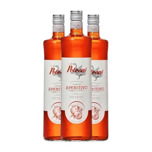 Schnaps Vermutería de Galicia Petroni Spritz 1 L (Karton mit 3 Flaschen von 1 L) von Vermutería de Galicia