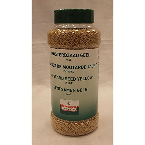 Verstegen Gewürzmischung Mosterdzaad Geel heel 715g Dose (Senfsamen gelb, ganz) von Verstegen