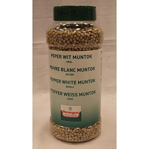 Verstegen Gewürzmischung Peper Wit Muntok heel 660g Dose (weißer Pfeffer Muntok ganz) von Verstegen