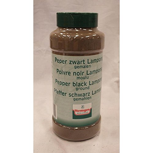 Verstegen Gewürzmischung Peper zwart Lampong gemalen 475g Dose (schwarzer Pfeffer Lampong gemahlen) von Verstegen