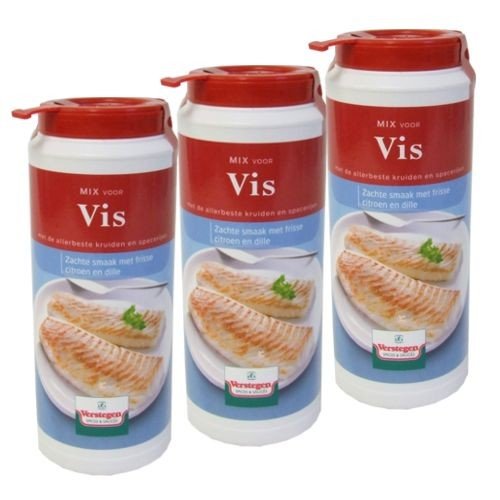 Verstegen Gewürzmischungen Fisch 3 x 225g (Vis) von Verstegen