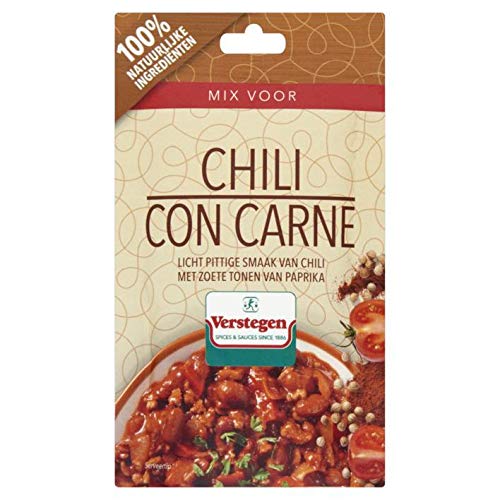 Verstegen Kruidenmix Chili con Carne Gewürzmischung für Chili con Carne 25G von Verstegen