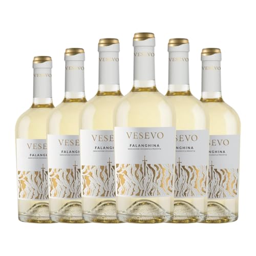 Vesevo Falanghina Falanghina 75 cl Weißwein (Karton mit 6 Flaschen von 75 cl) von Vesevo