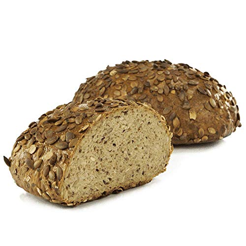 Vestakorn Handwerksbrot, Kürbiskernbrot 750g - frisches Brot – Natursauerteig, selbst aufbacken in 10 Minuten von Vestakorn