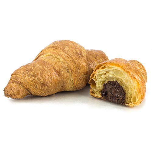 Vestakorn Handwerksgebäck, 3x Schoko-Croissants - frisches Feingebäck – Französisches Butter-Croissant mit Schokolade, 3 Stück, selbst aufbacken in 6 Minuten von Vestakorn