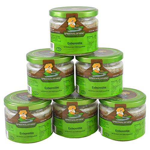 Original Spreewälder Eisbeinsülze 6er Pack (6 Gläser à 250 g) von Vetschauer Wurstwaren