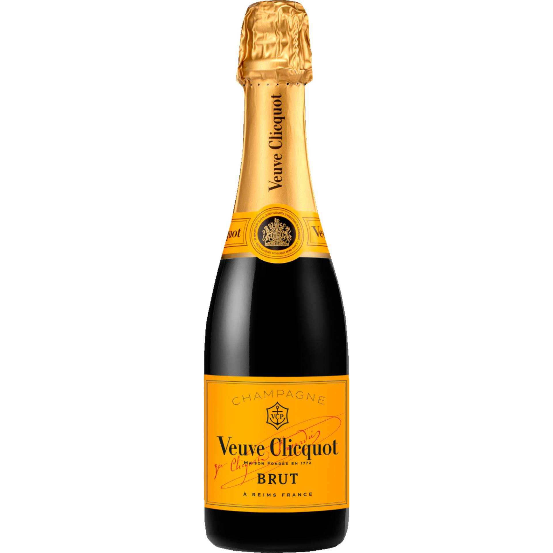 Champagne Veuve Clicquot Yellow Label, Brut Champagne AC 0,375 L, Champagne, Schaumwein von Veuve Clicquot Ponsardin, Reims, France