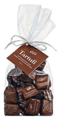 Viani, Tartufi dolci extraneri, Pralinen aus herber ZartbitterschRolade und Piemont-Haselnüssen, 200 g von Viani