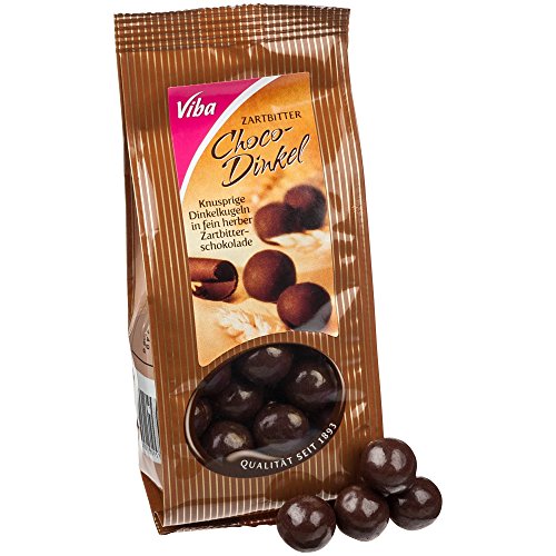 Viba Dragees im Beutel, 100 g (Choco-Dinkel Zartbitter) von Viba