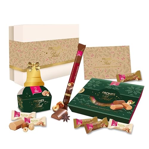 Viba Geschenkbox Weihnachten mit Nougat & Schokolade ("Royales Fest", 230 g) von Viba