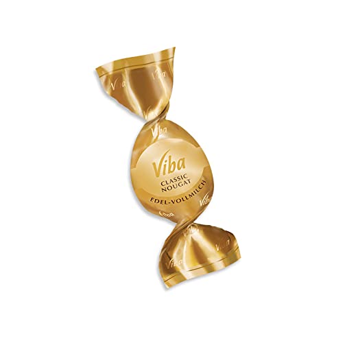 Viba Nougat Ei, Edelvollmilch-Schokolade (Classic Nougat, 19 g) von Viba