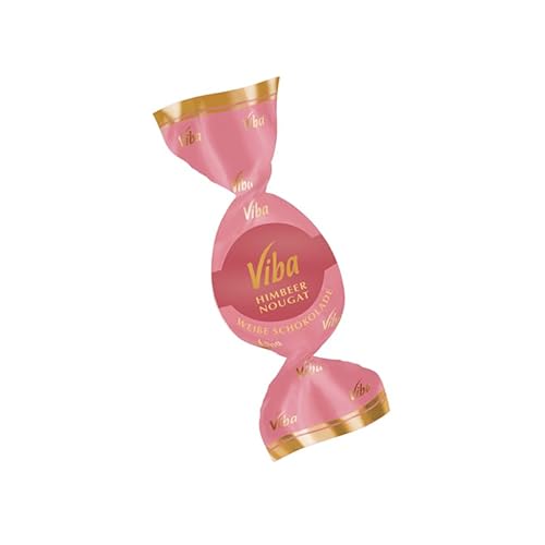 Viba Nougat Ei, Edelvollmilch-Schokolade (Himbeer Nougat, 19 g) von Viba