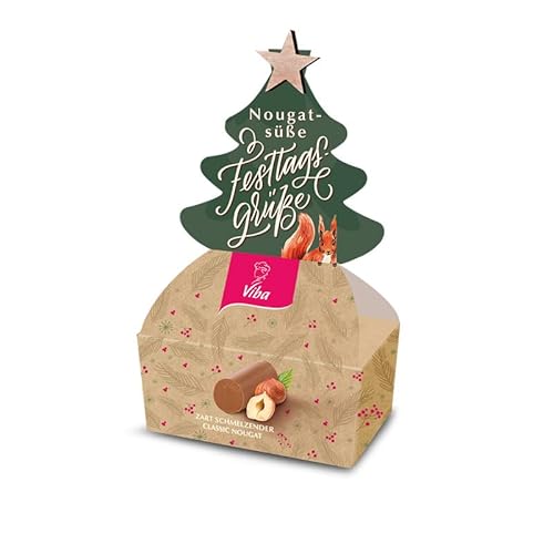 Viba Nougat Geschenk Weihnachten (Kleiner Gruß "Tannenbaum") von Viba