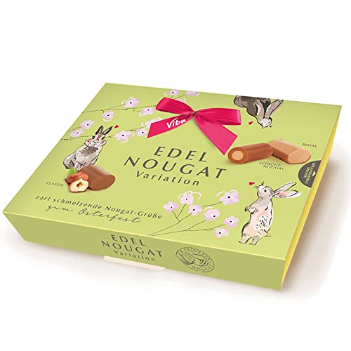 Viba Nougat Ostergruß Frühlingsbote (Nougat Variation, 150 g) von Viba