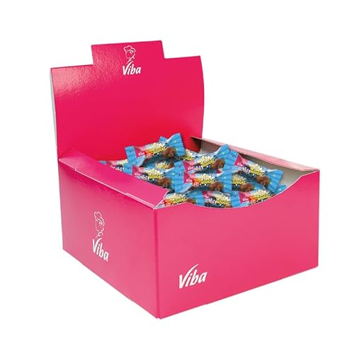 Viba Superhelden Nougat Minis Blau Karton, 1,1 kg von Viba