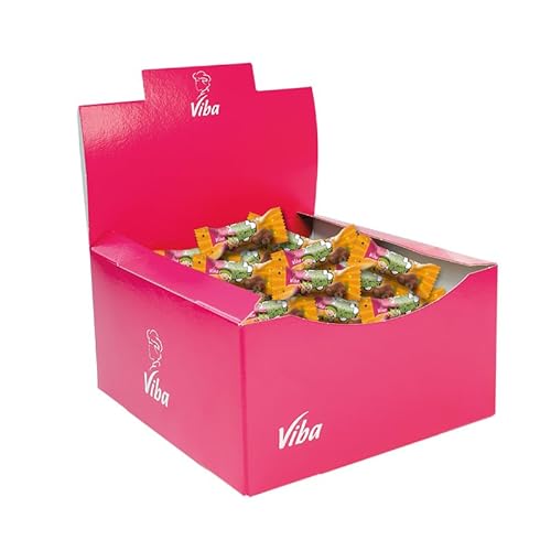 Viba Superhelden Nougat Minis Orange Karton, 1,1 kg von Viba