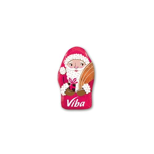 Viba Weihnachtsmännchen gefüllt mit Nougat, 168 x 10 g von Viba