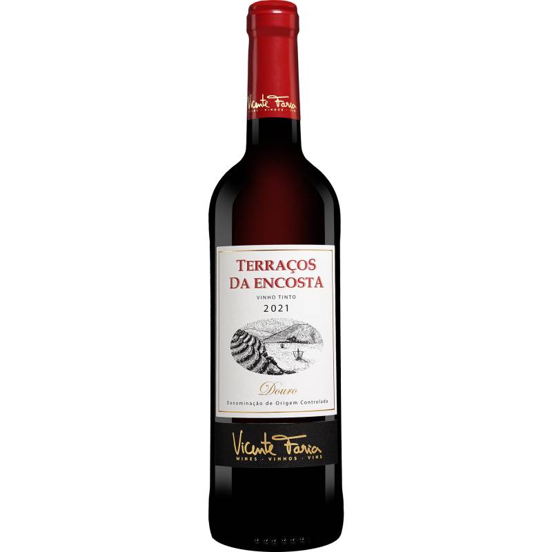 Terraços da Encosta 2021  0.75L 13% Vol. Rotwein Trocken aus Portugal von Vicente Faria