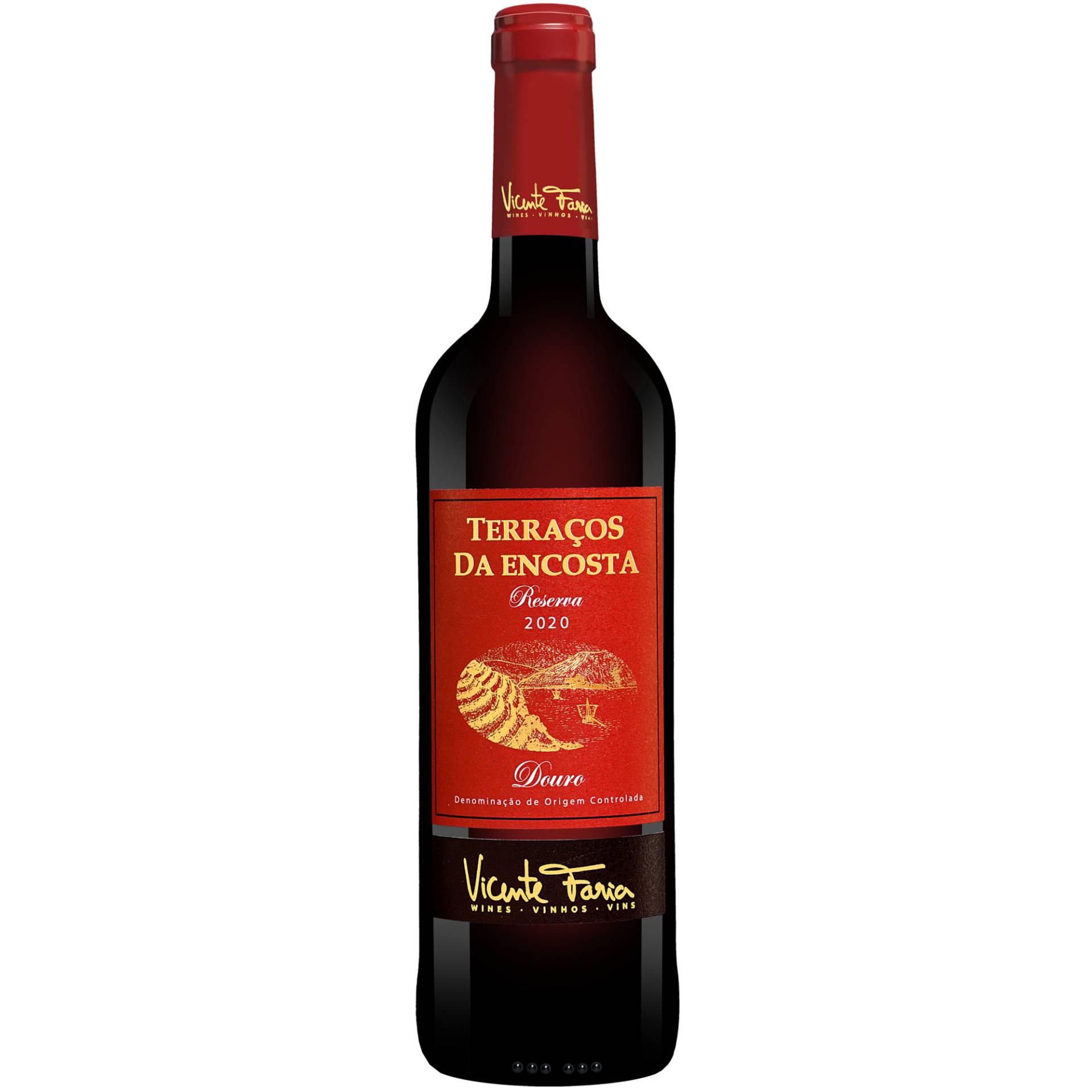 Terraços da Encosta Reserva 2020  0.75L 14% Vol. Rotwein Trocken aus Portugal von Vicente Faria