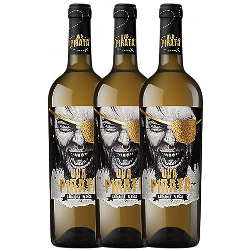 Vicente Gandía Uva Pirata Grenache Weiß Valencia 75 cl (Schachtel mit 3 Flaschen von 75 cl) von Vicente Gandía Pla