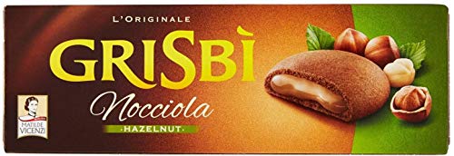 12x Vicenzi Grisbi Nocciola Kekse mit haselnuss creme150g riegel biskuits kuchen von Vicenzi