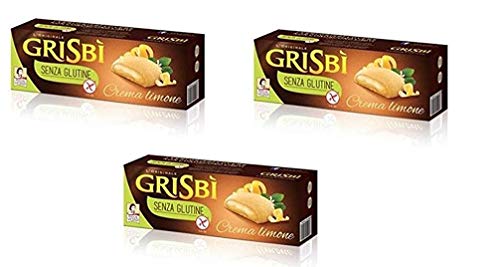 3x Vicenzi Grisbi Limone Glutenfrei 150g cookies riegel Kekse Zitronencreme von KDJMDL