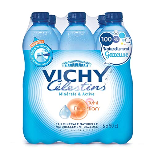 Vichy Célestins Mineralwasser, natürlich, Aktiv, 6 x 500 ml von Vichy Celestins