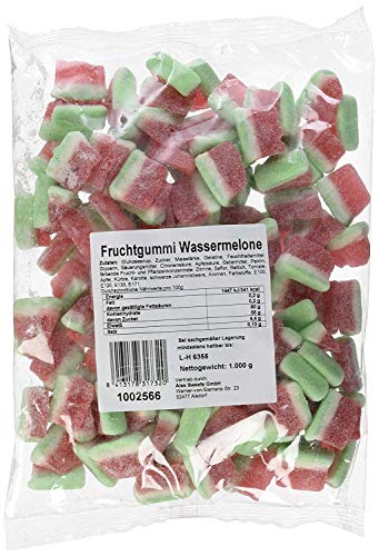 1 kg Fruchtgummi Wassermelonen gezuckert mit Wassermelonen geschmack von Vidal