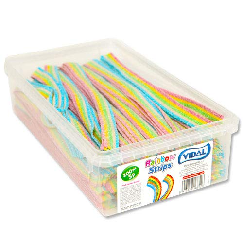 Vidal Rainbow Strips (Pack of 1, Total 200 Pieces) von Vidal