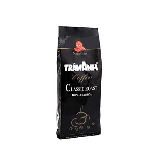 VietBeans Trâm Anh 100% Arabica – Gemahlener Kaffee - Geröstet in französischer Butter und Rum - Kaffee mit Schokoladengeschmack - Gemahlene Kaffeebohnen säurearm 250g von VietBeans