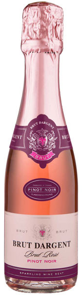 Brut Dargent Pinot Noir Sekt Brut Rosé 0,2 l von Les Grands Chais de France