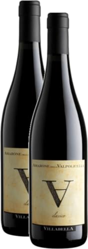 Amarone della Valpolicella DOCG Villabella Rotwein 2 x 0,75l VINELLO - 2 x Weinpaket inkl. kostenlosem VINELLO.weinausgießer von Vigneti Villabella