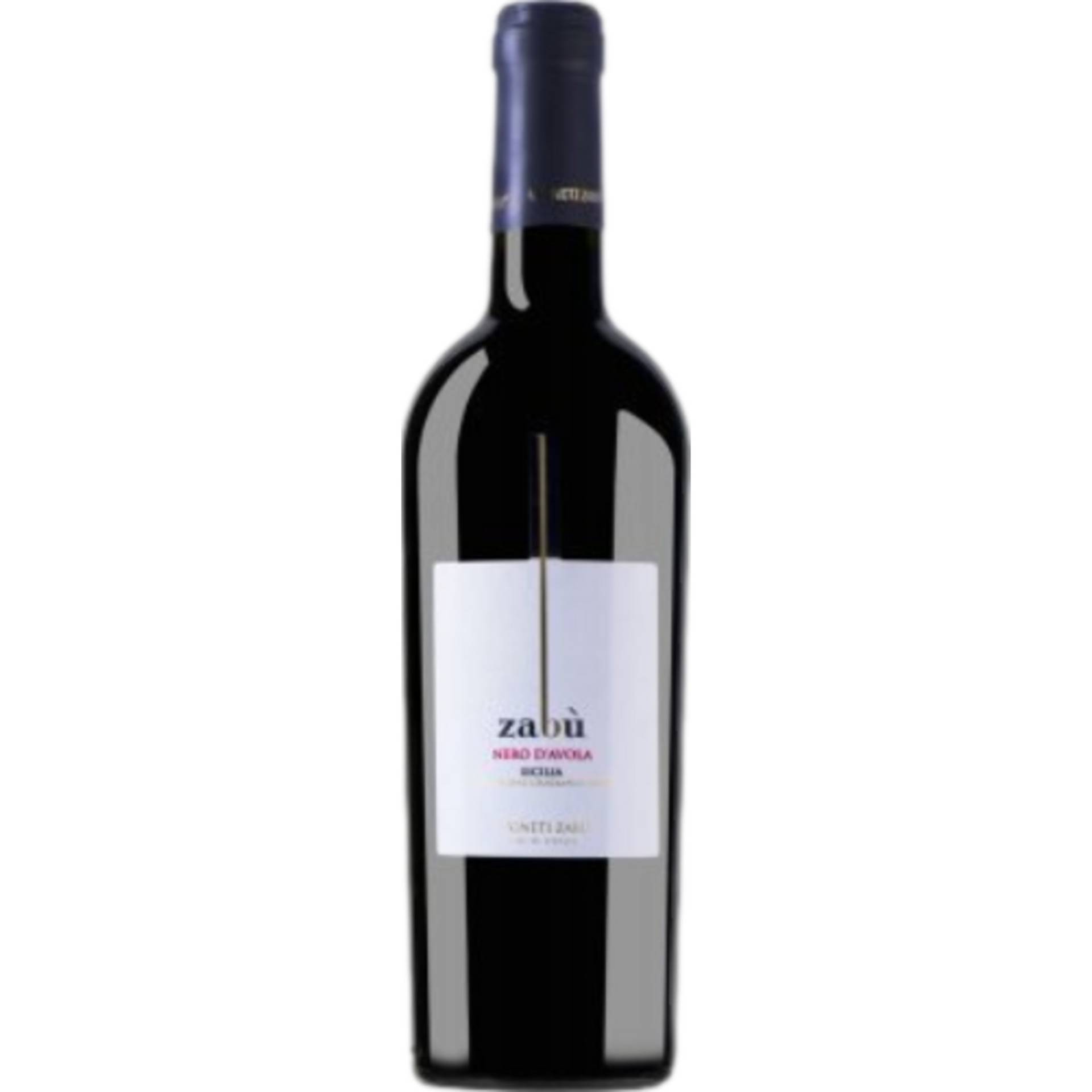 Vigneti Zabu Nero d'Avola, Sicilia DOC, Sizilien, 2022, Rotwein von Vigneti Zabu, Farnese vini SRL., Via dei Bastioni, Castello Caldora 66026 Ortona, Italien