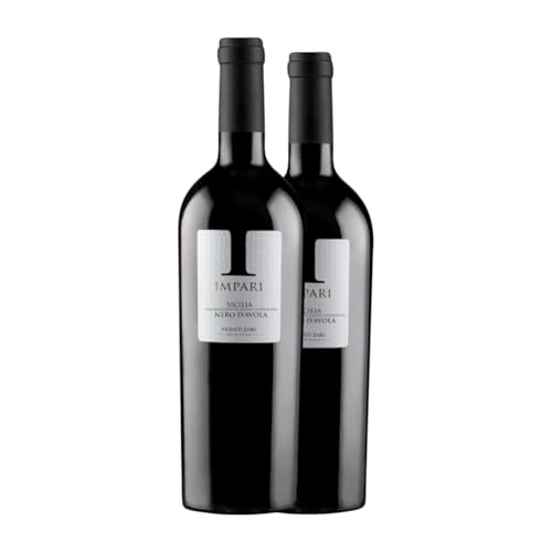 Zabù Impari Nero d'Avola Sicilia 75 cl Rotwein (Karton mit 2 Flaschen von 75 cl) von Vigneti Zabù