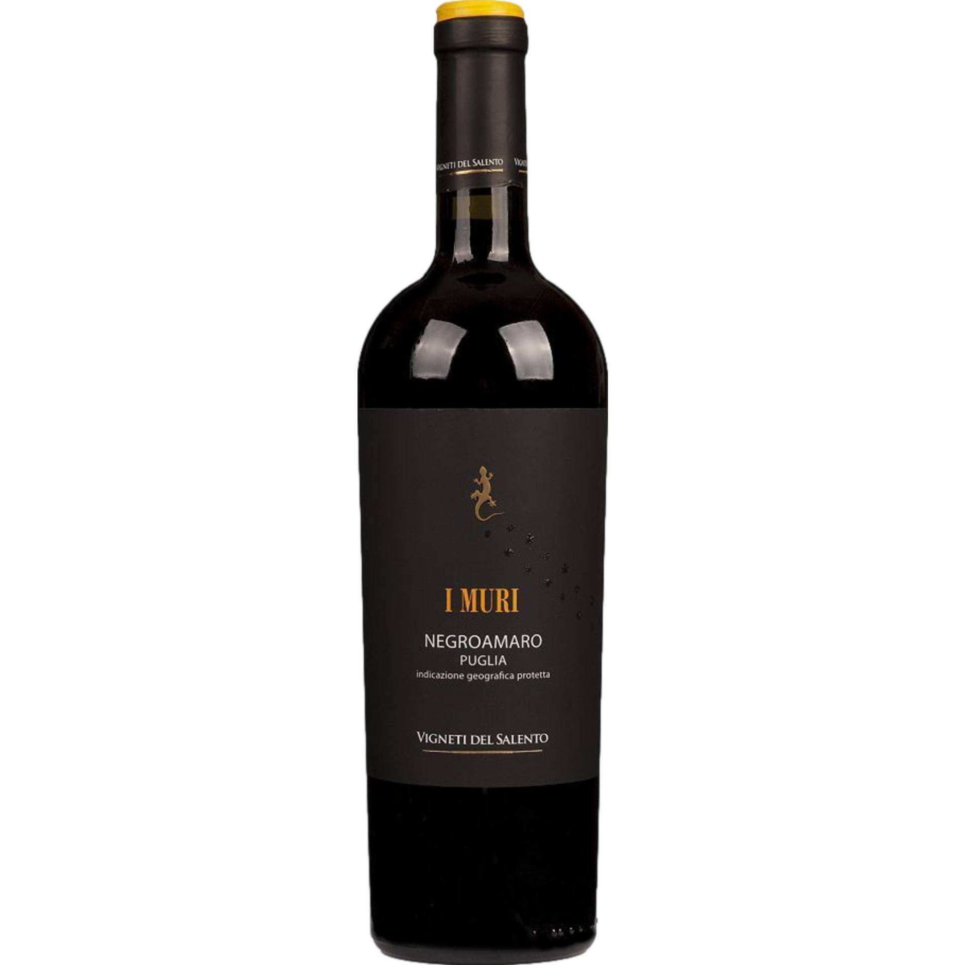 I Muri Negroamaro, Puglia IGP, Apulien, 2022, Rotwein von Vigneti del Salento - Via Dei Bastioni, 16, 66026 Ortona CH, Italien