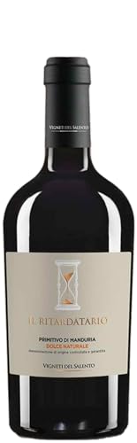 Il Ritardatario Primitivo di Manduria Dolce Naturale DOCG 2018 (1x 0,5L) | süss | Rotwein | Italien | Primitivo di Manduria von Vigneti del Salento