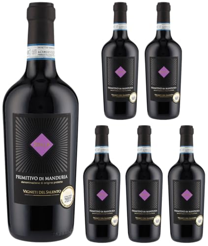 Primitivo di Manduria Zolla DOP 2021 (6 x 0.75l)+ Dropstop von Vigneti del Salento