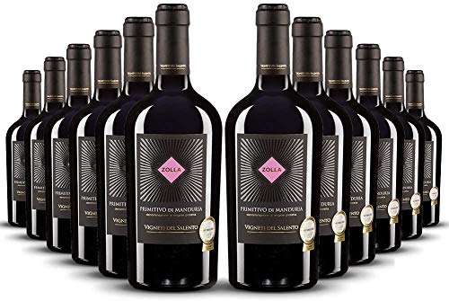 Vigneti del Salento Zolla Primitivo di Manduria 2021 (12 x 0.75 l) von Vigneti del Salento